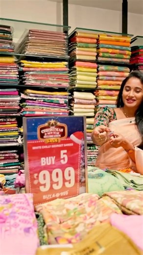 KLM Fashion Mall on Instagram: "✨ Timeless Sarees, Endless Elegance ✨ Discover our new saree collection, designed to suit every season and every occasion. From everyday grace to festive charm, there’s a perfect saree waiting for you 💛 🎁 Special Offer: Shop Men’s, Kids & Ladies Wear at our special counters and enjoy FLAT 50% Spot Free Shopping. 📍 Visit your nearest KLM Fashion Mall in Andhra Pradesh and celebrate style your way. T&C Apply #KLMFashionMall #NewSareeCollection #SareeLove #EveryOc