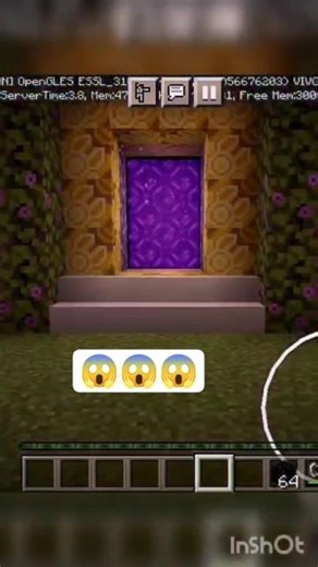 😱🤯😱 Different Nether portal sizes in Minecraft #minecraft #shorts #viral