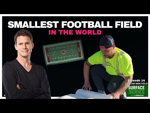 The SMALLEST FOOTBALL Field You’ve Ever Seen | Custom Mini Field Creation | Surface Series Ep. 14