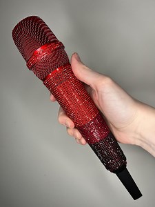 Red Ombre Professional Wireless Microphone for Karaoke and Performances or Prop Fake Microphone Accessory for Costumes and Photos - Etsy