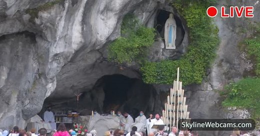 【LIVE】 Live Cam Sanctuary of Lourdes | SkylineWebcams