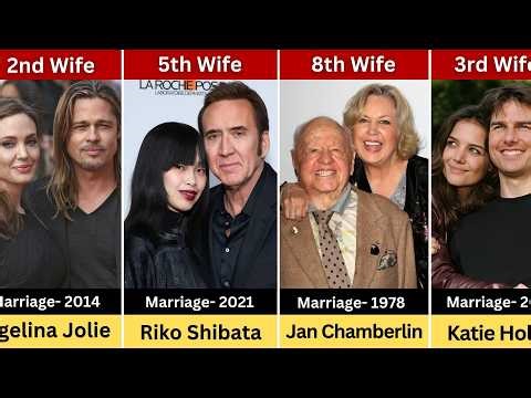 Hollywood Actors Marriage Timeline 💍 | First Wife to Current Partner (2026)