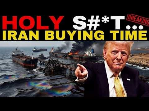 MASSIVE Oil Spill From Iran's Kharge Island Terminal...