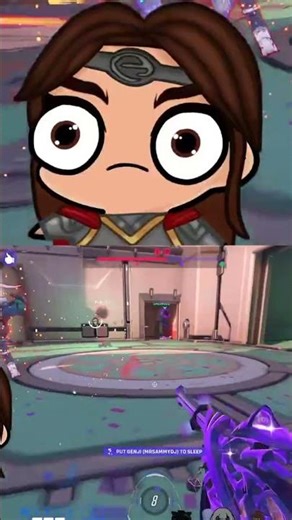 Sleep Aim Trainer is Working lol #ow2 #overwatch #overwatch2 #overwatchclips #genji