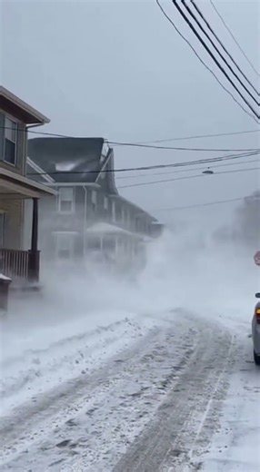 The Moment a House Vanishes in a Whiteout Blizzard!