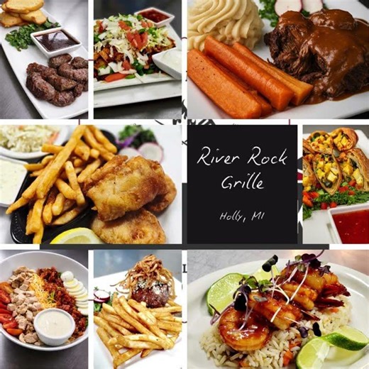 River Rock Grille, Holly, MI American Restaurant, Oakland County