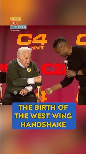 The origin of THE WEST WING handshake