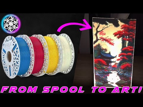 MASTER the ART OF COLOR LITHOPHANES 💥 ‪@rosa3dfilaments‬ CMYK kit 🔥