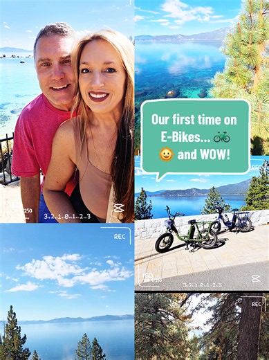 Lake Tahoe E-Bike Adventure: Our First Time Riding Electric Bikes