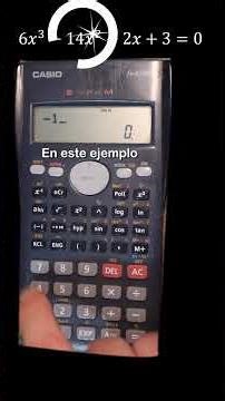 Did you know that you can solve a cubic equation with a Casio fx-82MS calculator?