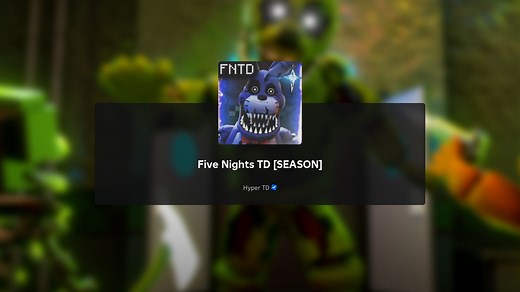 Five Nights TD: Trading value list (July 2025)