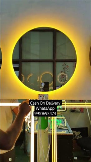 LED Touch Sensor Mirror #beelight