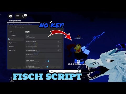 FISCH Script *NO KEY* PASTEBIN - Auto Fish | Auto Reel | Auto Shake | Auto Catch | Instant Reel!