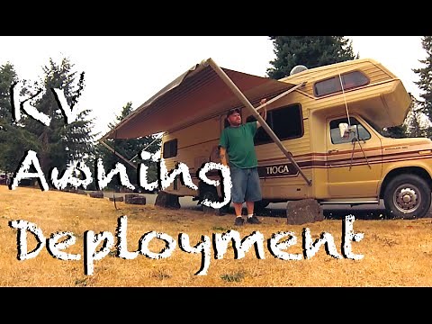 Deploying RV Awning (A&E Systems)