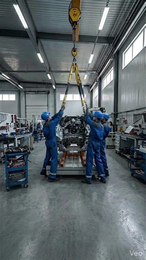 They Built a Car in Minutes 😳🔥 (Real Timelapse, No Magic) #timelapse #car #assembly #ai