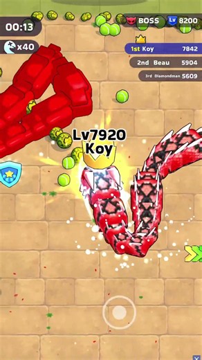 THIS Boss Fight Is IMPOSSIBLE! LV8200#snake #snakeclashvip #snakegame #snakeclash