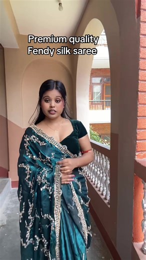 Premium quality fendy silk saree cash on Delivery available #rubycollection❤️❤️🧿 #foryoupage❤️❤️ #creatersearchingsight #viralvideo