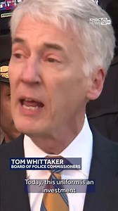 Kansas City police officers debut navy uniforms