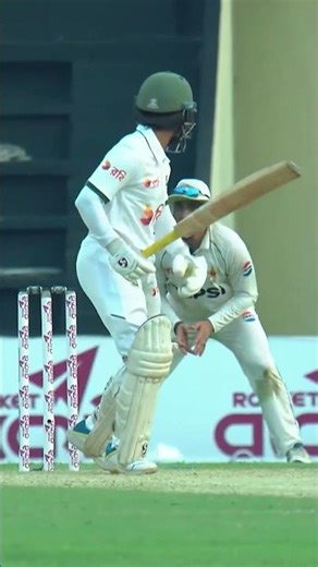 Mohammad Rizwan Takes A Safe Catch Behind The Stumps 🧤#BANvPAK #TestCricket #SportsTV #Shorts M9I1K
