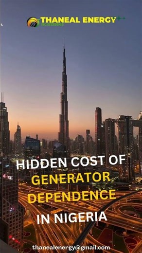 The Hidden Cost Of Generator Dependence In Nigeria Part One | THANEAL ENERGY LTD