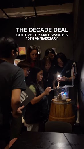 20 reactions | Happy 10th Anniversary to our Century City Mall branch ft. players who unlocked the ₱10 deal! 拾 Thank you for being a part of this celebration  To more mysteries (solved)!  Book your escape room experience at mysterymanila.com See you atCentury City Mall, Poblacion, Makati | Eastwood Citywalk, QC For corporate, private or offsite events, email us at events@mysterymanila.com #mysterymanila #escaperoom #mystery #activity | Mystery Manila | Facebook
