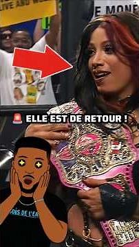 Sasha Banks aka Mercedes Moné is back in AEW! #aew #sashabanks #mercedesmone #boisdeleau