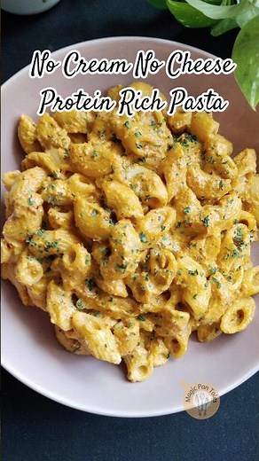 No Cream No Cheese Pasta Recipe | Healthy Protein Rich Creamy Red Sauce Pasta | Durum Wheat Pasta