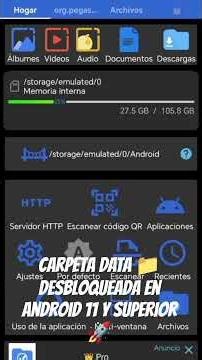 Carpeta DATA 📁🔓 desbloqueada en Android 11 y superior 🚀 #retrogaming #android #emuladores 90RET