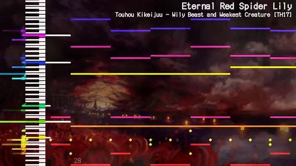 【東方MIDI】「Everlasting Red Spider Lily」| Touhou 17 ~ Wily Beast and Weakest Creature | Stage 3 Theme