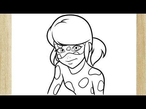 COMO DESENHAR A LADYBUG /// HOW TO DRAW LADYBUG