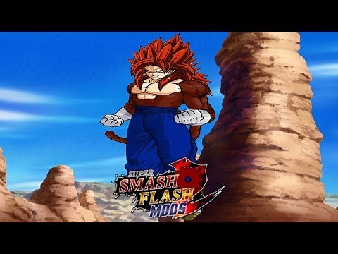 Super Saiyan 4 Vegito!! Super Smash Flash 2 Mods