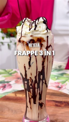 Rețetă Frappe cu 3 ingrediente – cafea instant, lapte, gheață
