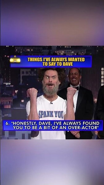 They Didn't Hold Back | Letterman #shorts #letterman #jimcarrey #chrisrock