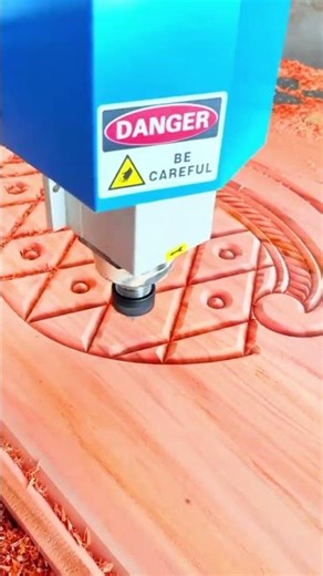 wood carving processor using CNC machine #shorts