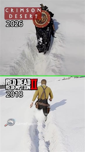 Snow Physics - Crimson Desert VS RDR 2