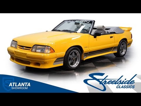 1989 Ford Mustang Saleen S281 Convertible Supercharged 9008-ATL for sale | Charlotte, Atlanta, ...