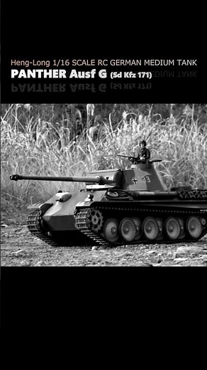 【HENGLONG 1/16 RC】PANTHER Ausf G #ラジコン #オフロード #戦車 #ヘンロン #germany #tank