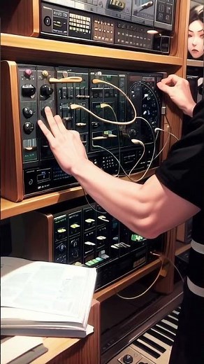 アナログシンセの音 #analogsynth #roland #korg #moog #sounddesign #strangerthings #dtm #synthesizer