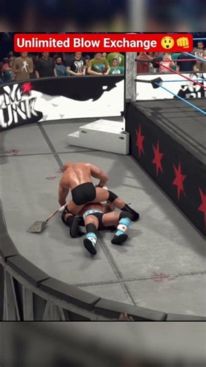 Unlimited Blow Exchange #shorts #wwe #wwe2k22 #gaming #gamingshorts #wrestling