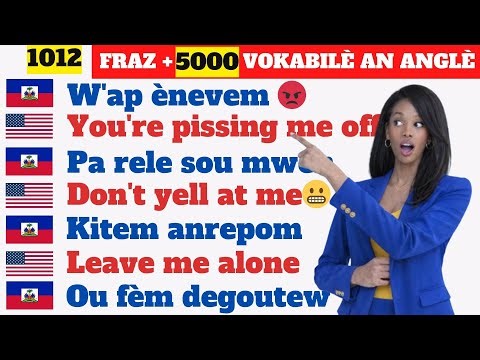 KOU ANGLÈ ONLINE GRATIS 7/7 - ENGLISH -CREOLE - APRANN PALE ANGLÈ -APRANN PALE ANGLAIS -APRANN ANGLÈ
