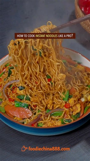 How to cook instant noodles like a pro? #recipe #cooking #chinesefood #instantnoodles #ramen #comfortfood | foodiechina888