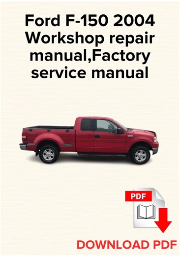Ford F-150 2004 Workshop Repair Manual, Maintenance, Factory Service Manual - Etsy