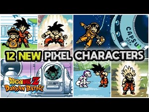 12 NEW PIXEL CHARACTERS ANIMATIONS (Saiyan & Planet Namek Saga) Dragon Ball Z Dokkan Battle