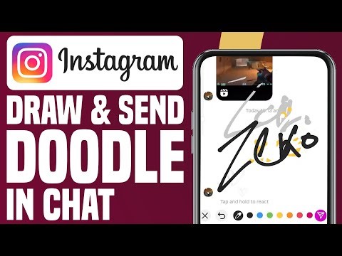 How To Draw & Send Doodle In Instagram Chat | Instagram Chat New Update 2026