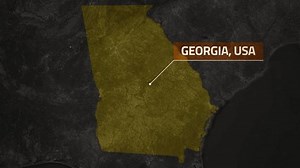 Map of Georgia, USA, Map Animation, GIS from World Map, Vox Map Style, State of USA, Infographic and Documentary Ready - 4K