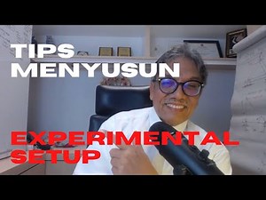 How to Prepare an Experimental Setup