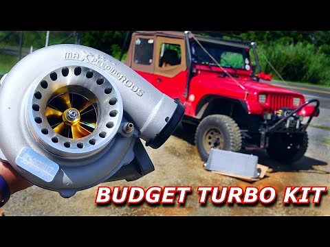 We Turbocharged a Jeep Wrangler as Cheap as Possible in a few Hours!