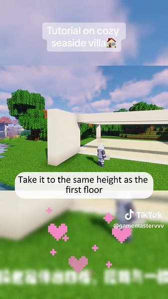 Cozy Seaside Villa Tutorial in Minecraft