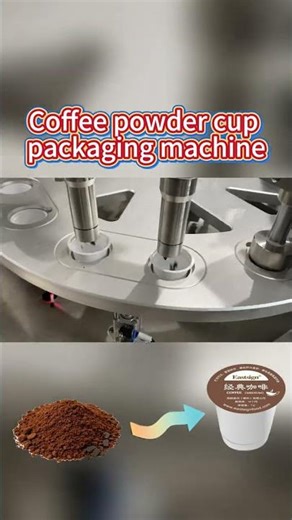 Coffee Powder Cup Packaging Machine Working Video