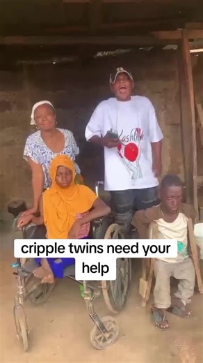 Cripple twins need your help: surprise gift charity appeal